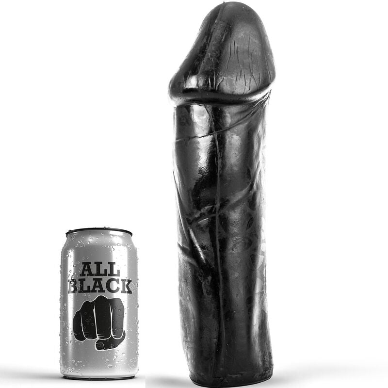 KOMPLETT SCHWARZ - PENIS 28 CM OHNE HODEN
