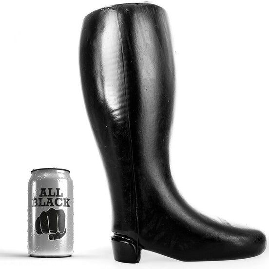 GANZ SCHWARZ – RIESIGER WEICHER FISTING-STIEFEL 31 CM