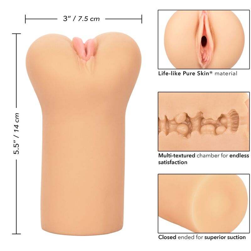 CALEXOTICS - BOUNDLESS VULVA STROKER HELLHAUT