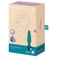 SATISFYER - PLUG ILICIOUS 1 PLUG Sensory Device GREEN