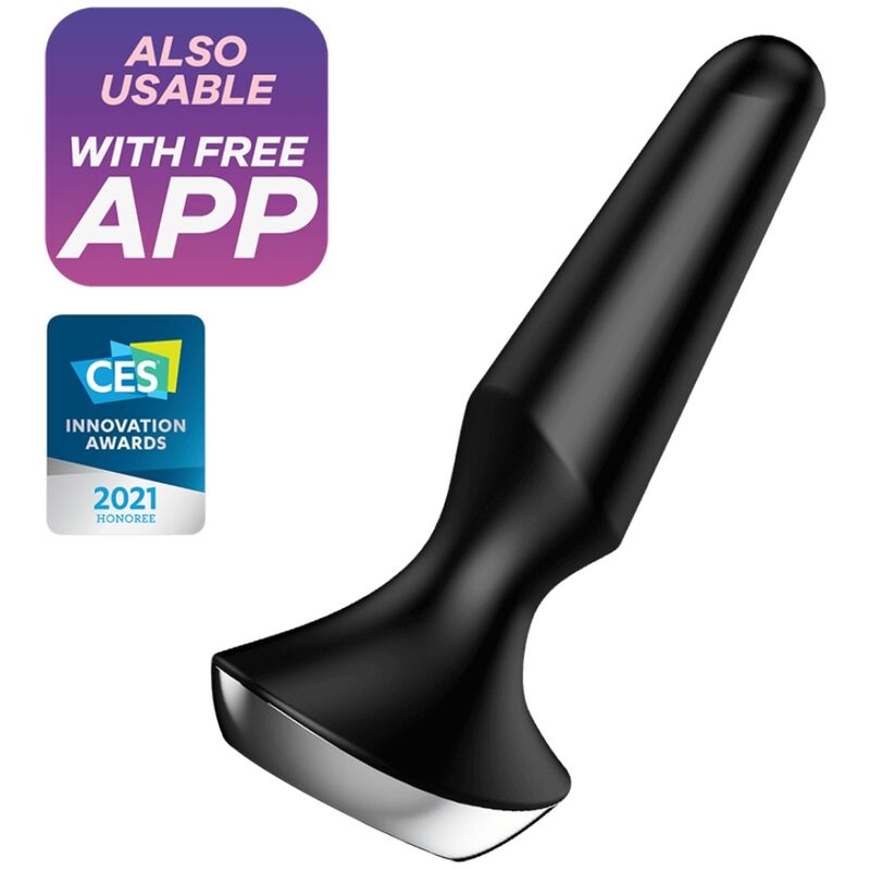 SATISFYER - PLUG ILICIOUS 2 PLUG Sensory Device BLACK
