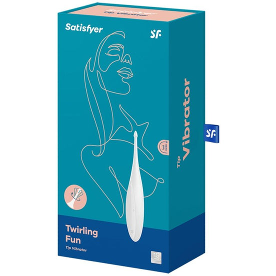 SATISFYER - TWIRLING FUN TIP Sensory Device WHITE