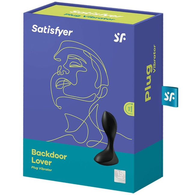 SATISFYER - BACKDOOR LOVER VIBRATING PLUG SCHWARZ