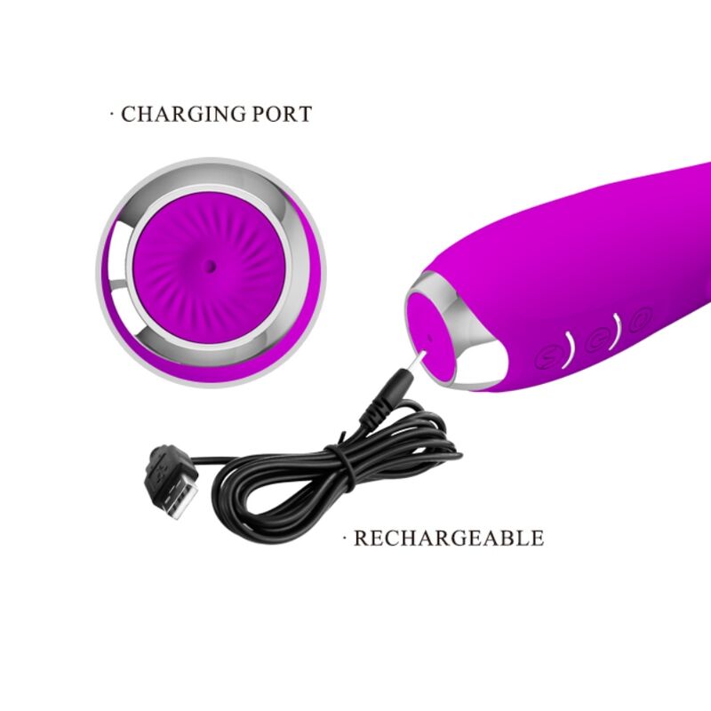 PRETTY LOVE - MOLLY Sensory Device WITH RECHARGEABLE ROTATION