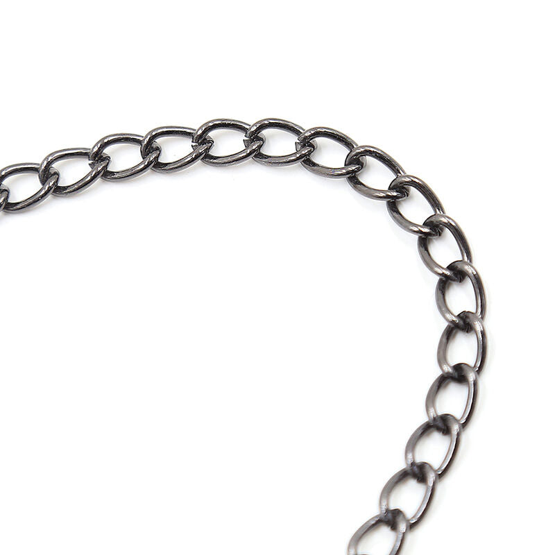 OHMAMA FETISCH - METALLKLAMmern MIT SCHWARZER KETTE