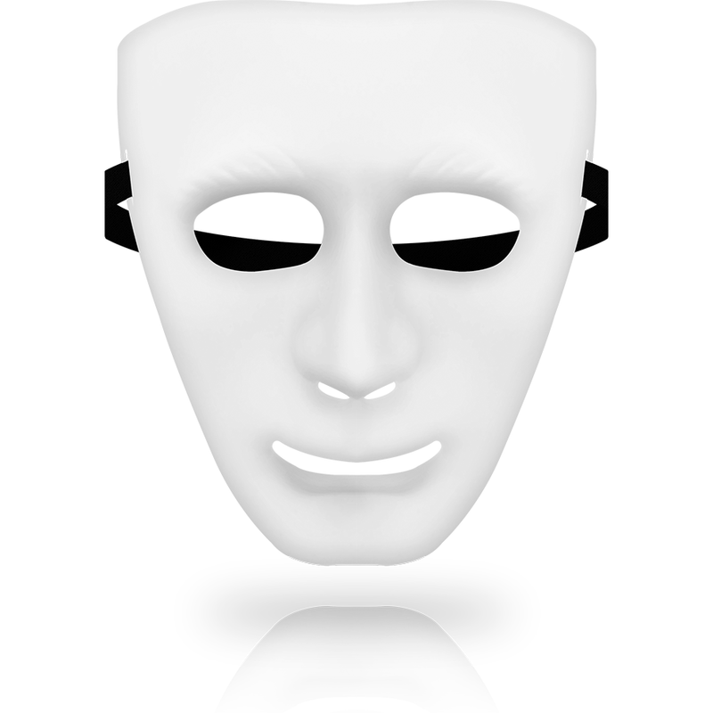 OHMAMA - MASKEN WEISSE MASKE EINHEITSGRÖSSE