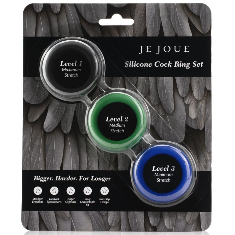 JE JOUE - SILICONE SET SILIKON PENISRINGE