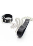 OHMAMA FETISH - PENIS NECKLACE AND LEATHER STRAP WITH METAL CHAIN