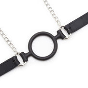OHMAMA FETISH - RINGKNEBEL MIT KETTEN UND NIPPLE CLAMPS