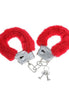 DIABLO PICANTE - PLEASURE FURRY HANDCUFFS RED