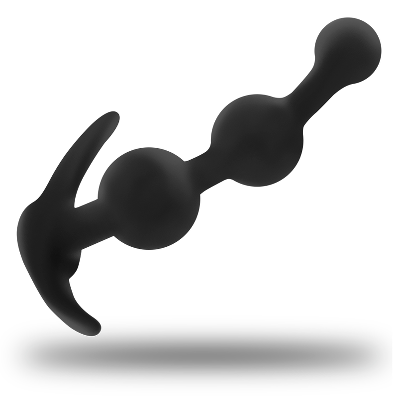 OHMAMA - GEBOGENER SILIKON-ANALPLUG 13 CM