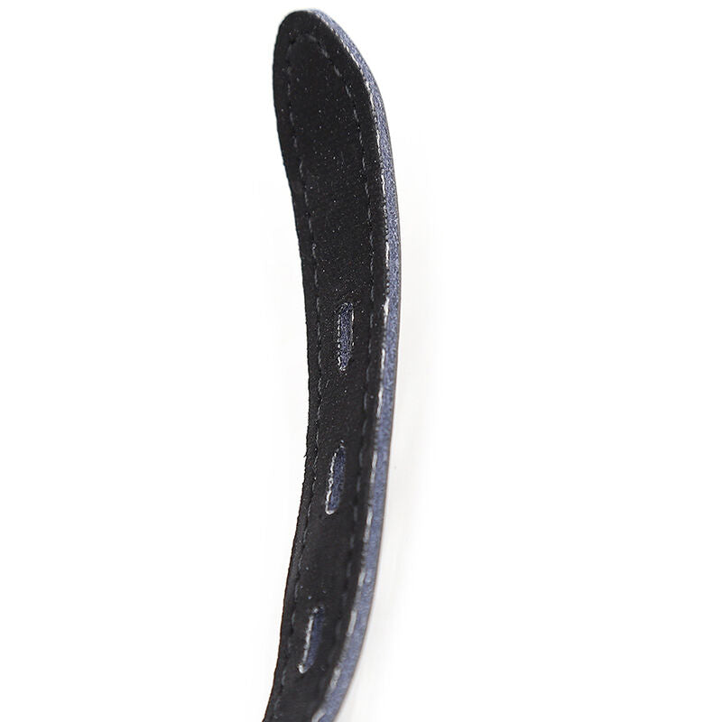 OHMAMA FETISH - SILIKON-KNEBEL MIT LEDERGÜRTEL (INKL. VORHÄNGESCHLOSS)
