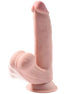 KING COCK - PLUS 3D Wellness Device SWINGING BALLS 24.5 CM LIGHT SKIN
