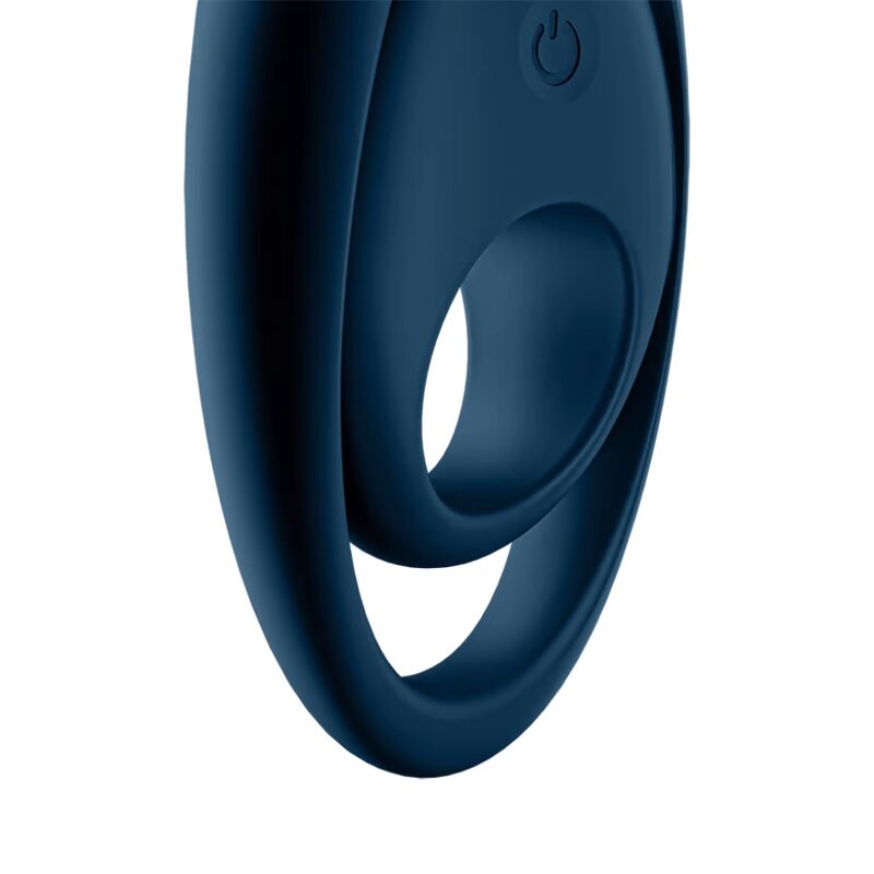 SATISFYER - GLORIOUS DUO RING Sensory Device BLUE