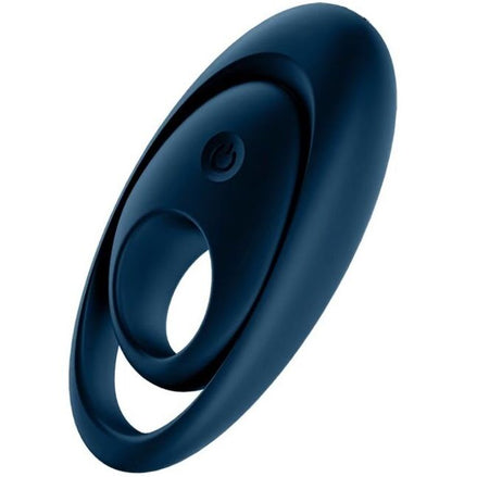 SATISFYER - GLORIOUS DUO RING Sensory Device BLUE
