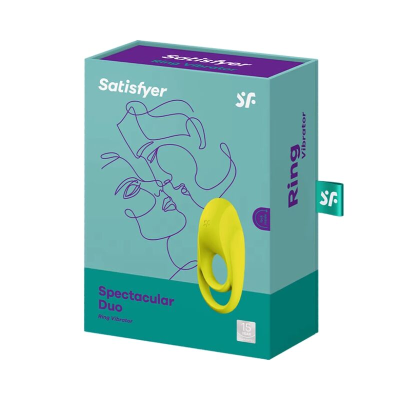 SATISFYER - SPECTACULAR DUO RING Sensorisches Gerät GELB