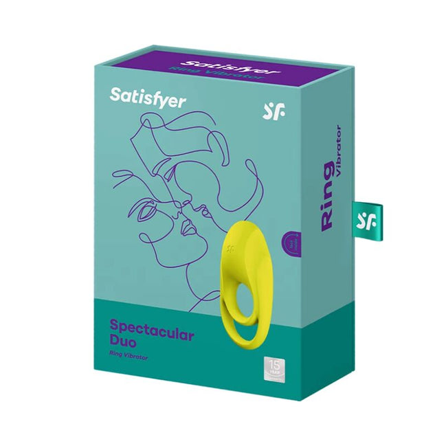 SATISFYER - SPECTACULAR DUO RING Sensorisches Gerät GELB