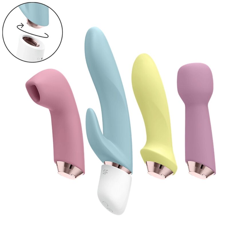 SATISFYER - MARVELOUS FOUR Sensory Device & AIR PULSE SET