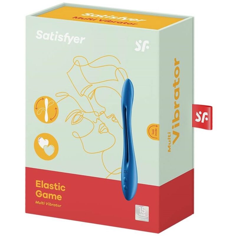 SATISFYER - ELASTIC GAME MULTI Sensory Device BLUE