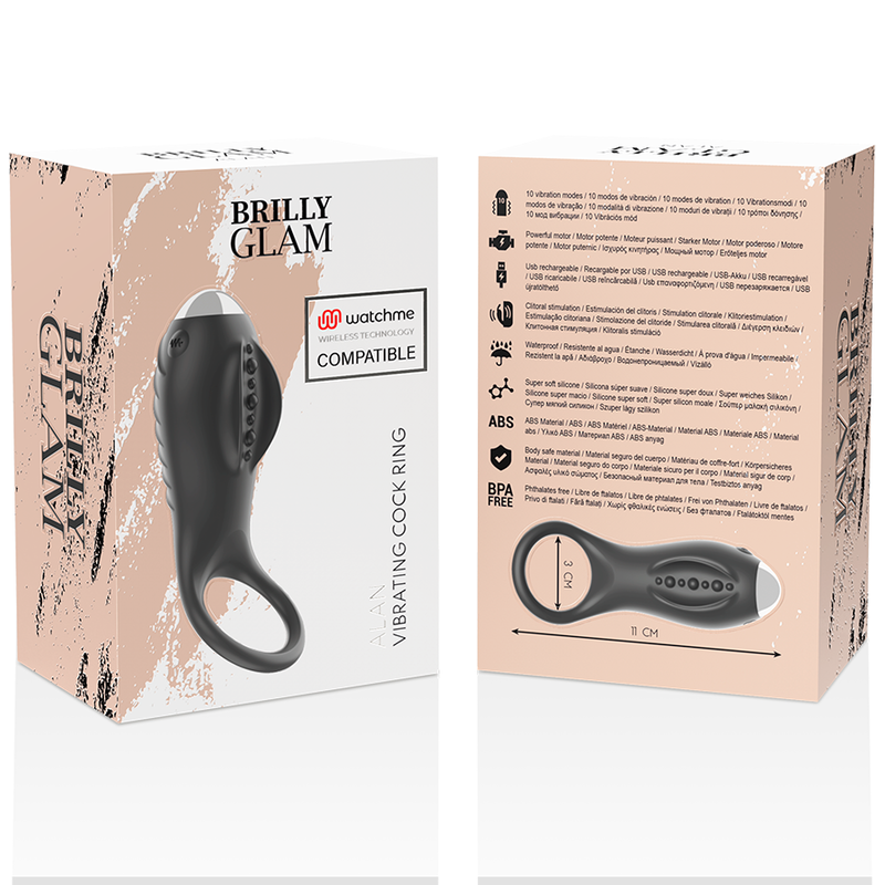 BRILLY GLAM - ALAN Intimate Wellness Ring WATCHME WIRELESS TECHNOLOGY COMPATIBLE