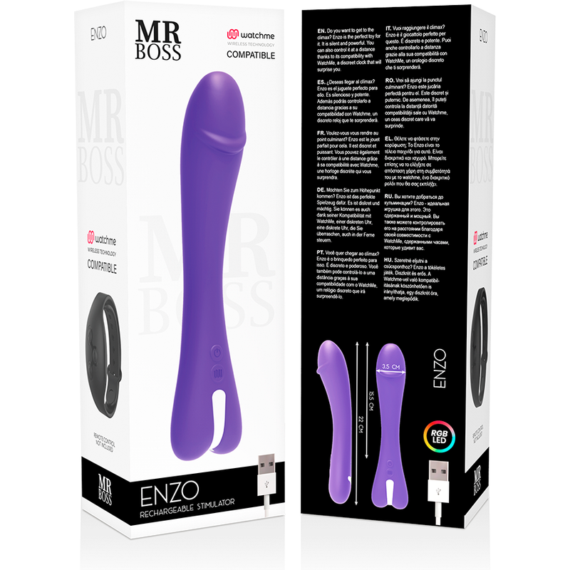 MR BOSS - ENZO Sensory Device WATCHME WIRELESS TECHONOLOGY COMPATIBLE