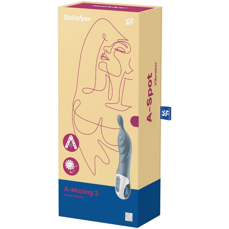 SATISFYER - AMAZING 2 ASPOT Sensory Device GREY