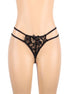 SUBBLIME - DREITEILIGES SET BH + STRUMPFHALTER + STRING S/M