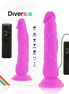 DIVERSIA - FLEXIBLES VIBRIERENDES Wellness-Gerät LILA 21 CM -O- 4.9 CM