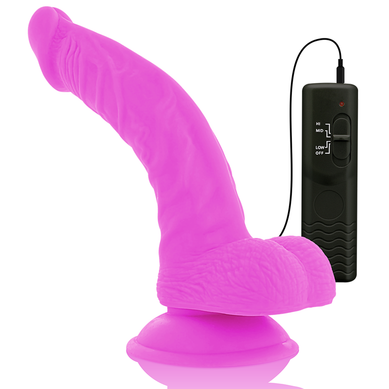 DIVERSIA - FLEXIBLE VIBRATING Wellness Device PURPLE 21.5 CM -O- 4.5 CM