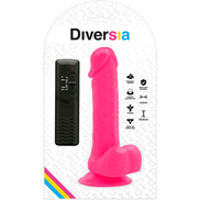 DIVERSIA - FLEXIBLES VIBRIERENDES Wellness-Gerät PINK 20,5 CM -O- 4,2 CM