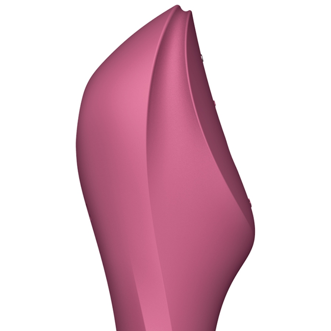 SATISFYER - CURVY TRINITY 3 AIR PULSE Sensory Device RED