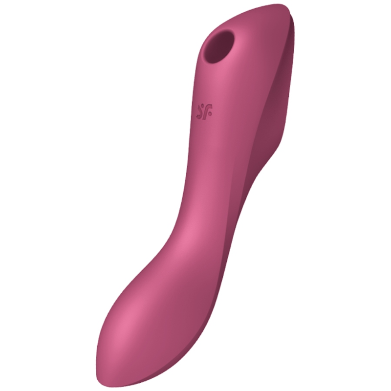 SATISFYER - CURVY TRINITY 3 AIR PULSE Sensory Device RED