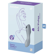 SATISFYER - CURVY TRINITY 3 AIR PULSE Sensory Device GREY