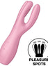 SATISFYER - THREESOME 3 Sensory Device PINK