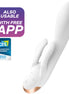 SATISFYER - DOUBLE FLEX Sensory Device APP WHITE