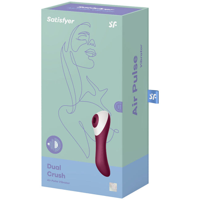 SATISFYER - DUAL CRUSH AIR PULSE Sensory Device