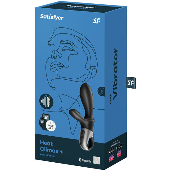 SATISFYER - HEAT CLIMAX+ ANAL Sensory Device APP BLACK