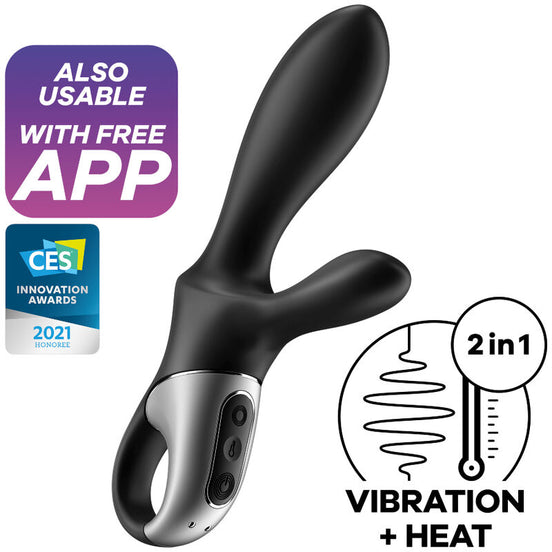 SATISFYER - HEAT CLIMAX+ ANAL Sensory Device APP BLACK