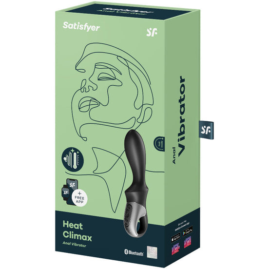 SATISFYER - HEAT CLIMAX ANAL Sensory Device APP BLACK