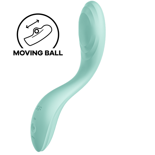 SATISFYER - RRROLLING PLEASURE GSPOT Sensory Device GREEN