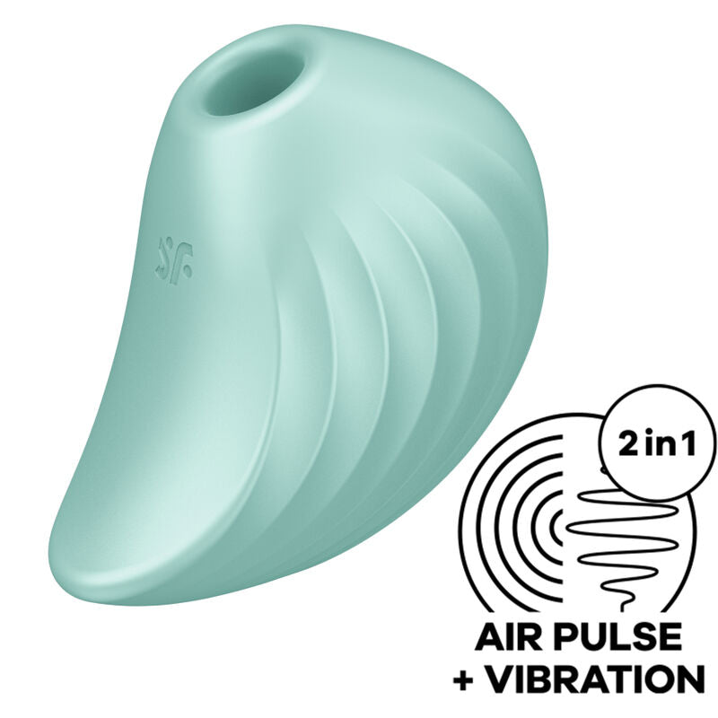 SATISFYER - PEARL DIVER AIR PULSE STIMULATOR & Sensory Device GREEN