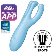 SATISFYER - THREESOME 4 Sensory Device APP PINK