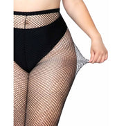 LEG AVENUE - NETZSTRUMPFHOSE IN ÜBERGRÖSSE