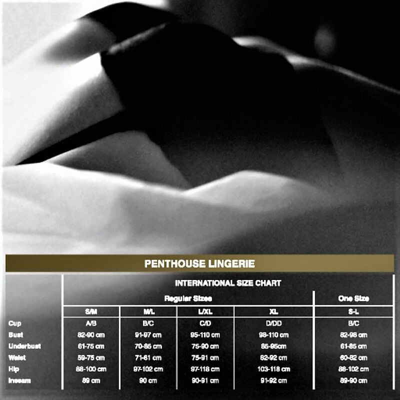 PENTHOUSE - OPEN SECRET THONG SCHWARZ S/M