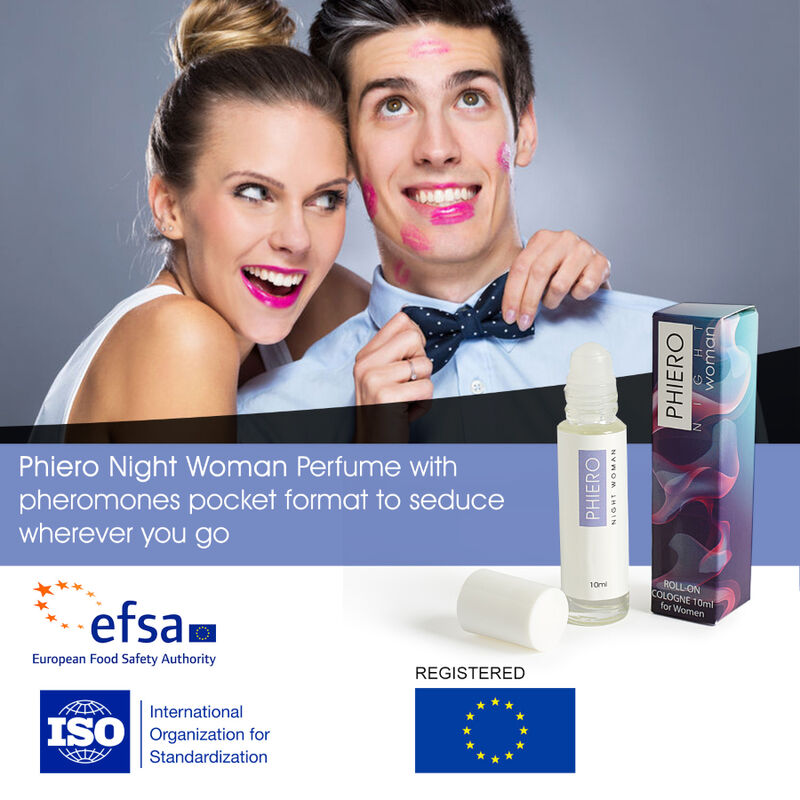 500 COSMETICS - PHIERO NIGHT WOMAN. PARFÜM MIT PHEROMONEN IM ROLL-ON-FORMAT FÜR FRAUEN