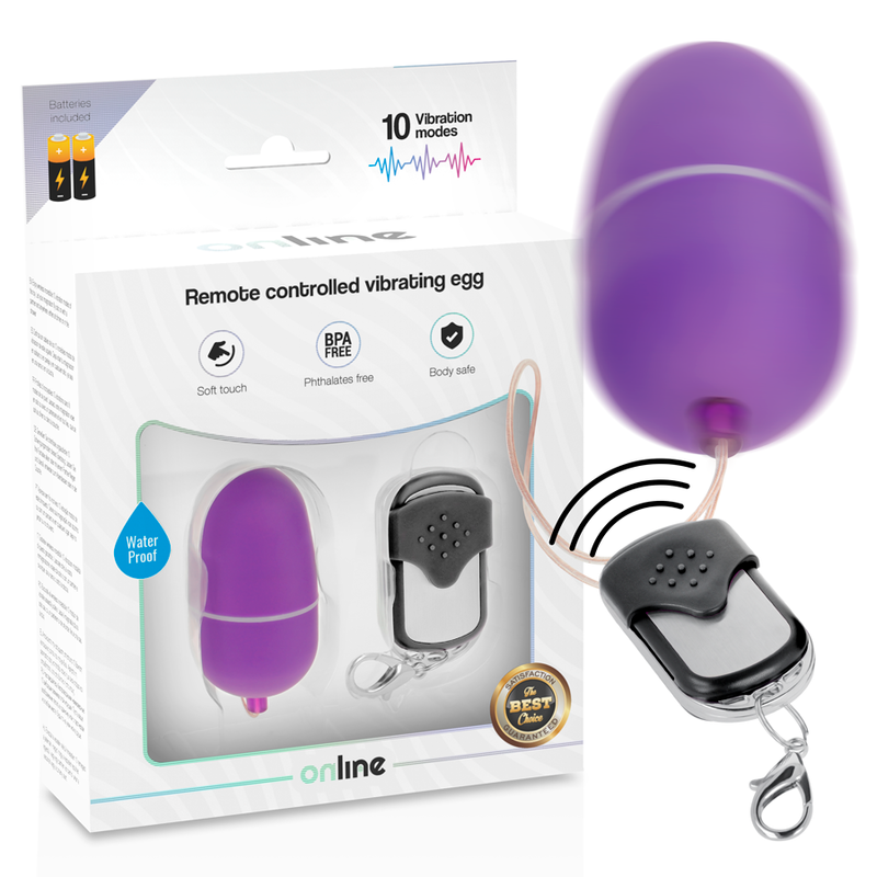 ONLINE - FERNGESTEUERTES VIBRATIONSEI M PURPUR
