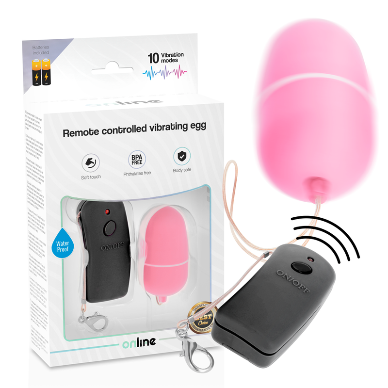 ONLINE - FERNGESTEUERTES VIBRIERENDES EI PINK