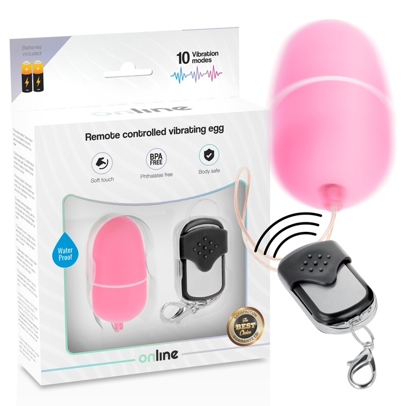 ONLINE - FERNGESCHALTETES VIBRIERENDES EI M ROSA