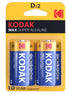 KODAK – MAX ALKALINE-BATTERIE D LR20 2 STÜCK
