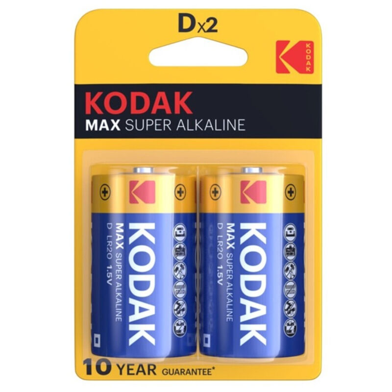 KODAK – MAX ALKALINE-BATTERIE D LR20 2 STÜCK